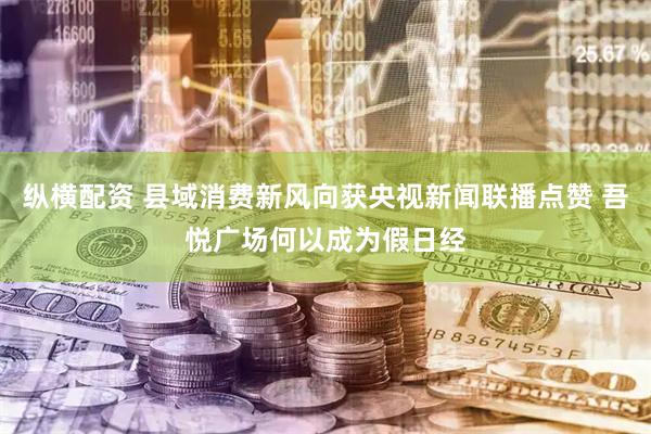 纵横配资 县域消费新风向获央视新闻联播点赞 吾悦广场何以成为假日经